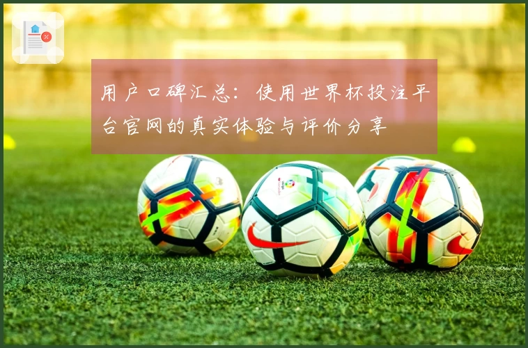 用户口碑汇总：使用世界杯投注平台官网的真实体验与评价分享