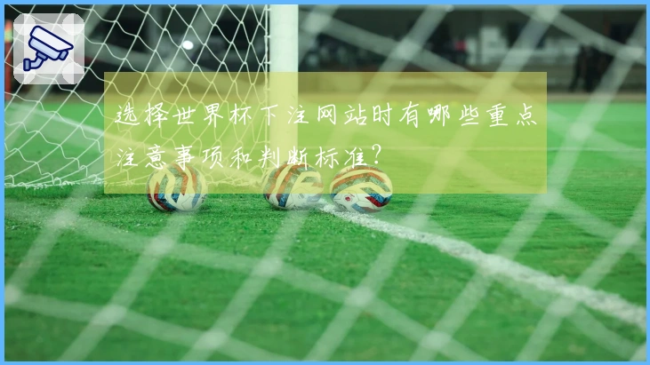 选择世界杯下注网站时有哪些重点注意事项和判断标准？
