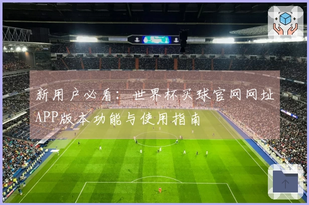 新用户必看：世界杯买球官网网址APP版本功能与使用指南